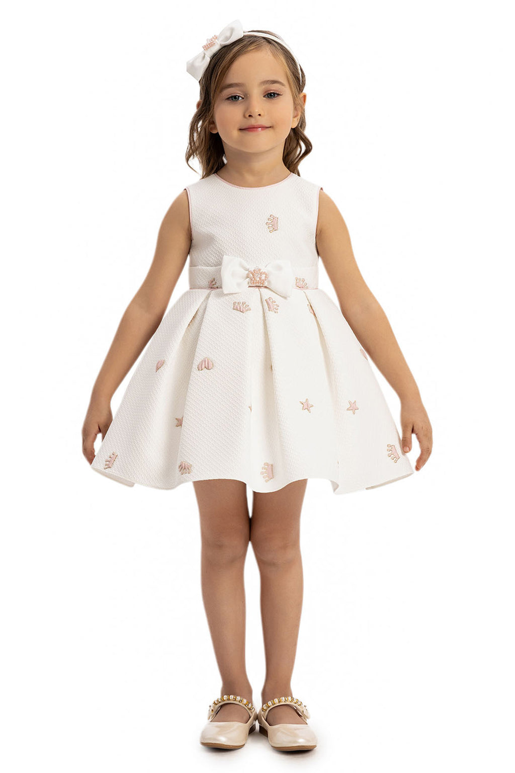 Pink Baby Girl Dress 6-24 Month 35457pr