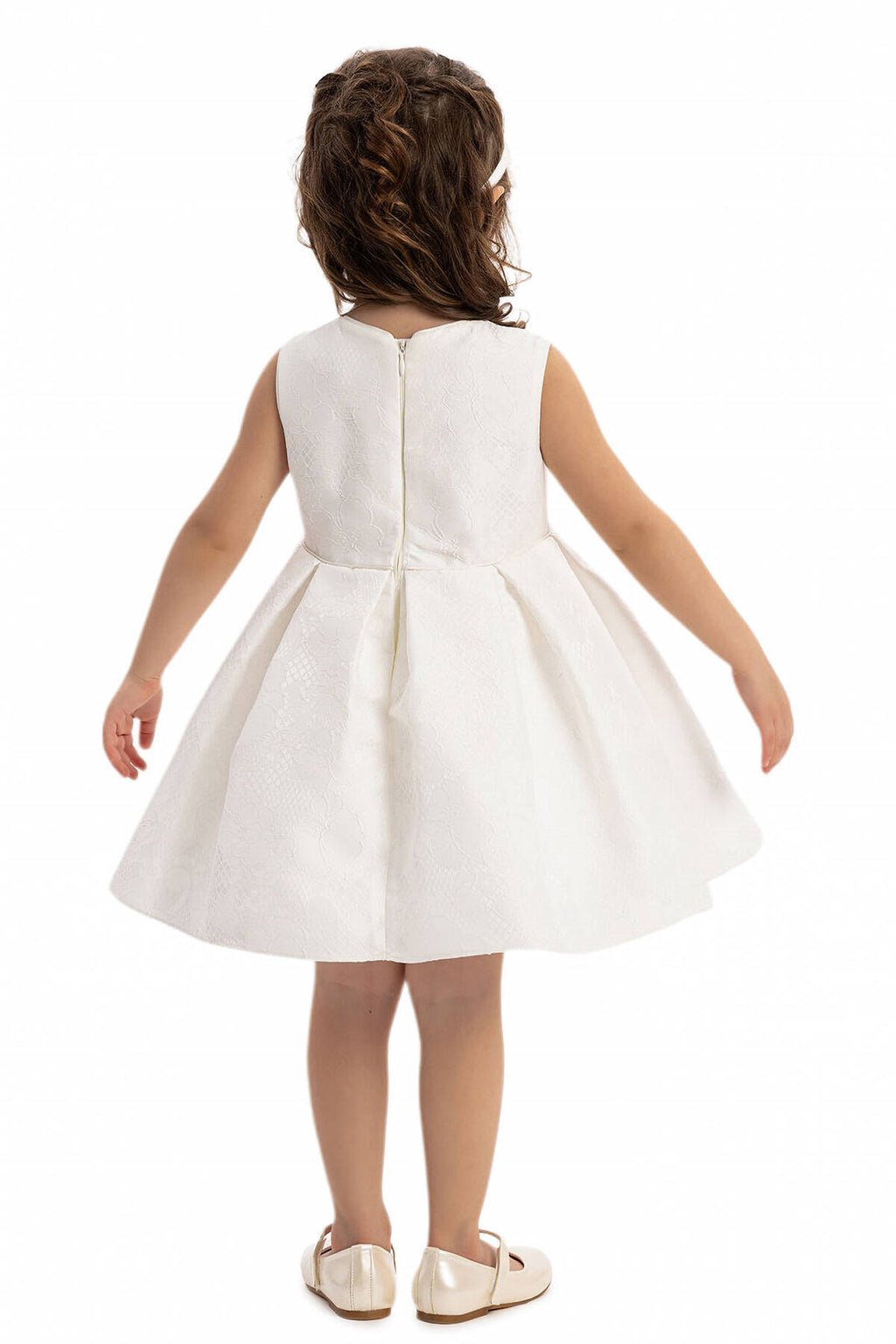 Ecru Baby Girl Dress 6-24 Month 35459pr